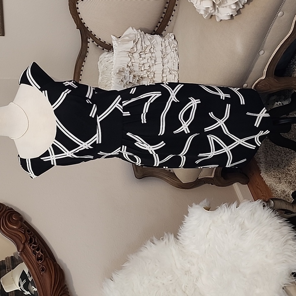 Black & White London Style Dress